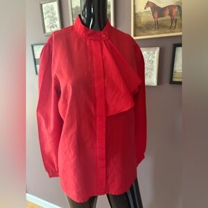 Vintage 70’s Bryan Mawr Red Blouse
